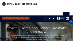What Smallbusinessfunding.com website looked like in 2018 (6 years ago)