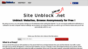 What Siteunblock.net website looked like in 2018 (6 years ago)