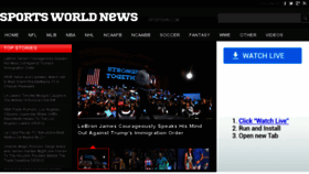 What Sportsworldnews.com website looked like in 2018 (6 years ago)