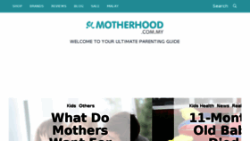 What Story.motherhood.com.my website looked like in 2018 (5 years ago)