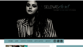 What Selenascloset.com website looked like in 2018 (5 years ago)
