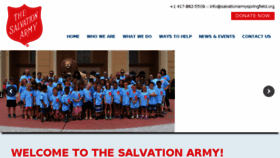 What Salvationarmyspringfield.org website looked like in 2018 (6 years ago)