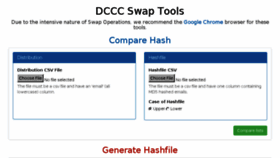 What Swaps.dccc.org website looked like in 2018 (6 years ago)