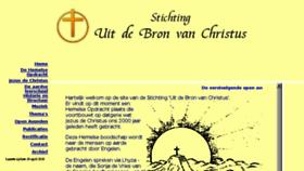 What Stichtinguitdebronvanchristus.nl website looked like in 2018 (5 years ago)