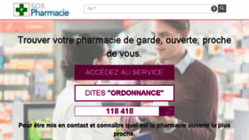 What Sos-tel-pharmacie.fr website looked like in 2018 (6 years ago)