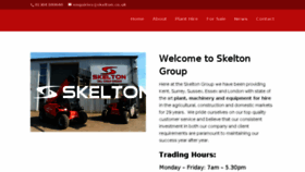 What Skelton.co.uk website looked like in 2018 (6 years ago)