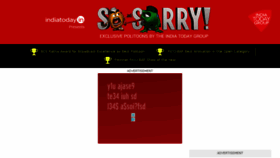 What Sosorry.in website looked like in 2018 (6 years ago)