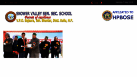What Snowervalleyschool.com website looked like in 2018 (5 years ago)