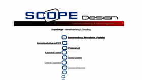 What Scope-design.de website looked like in 2018 (5 years ago)
