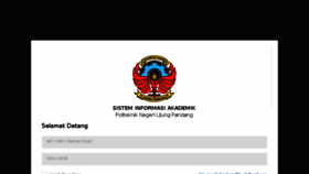 What Simak.poliupg.ac.id website looked like in 2018 (5 years ago)