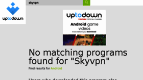 What Skyvpn.en.uptodown.com website looked like in 2018 (6 years ago)