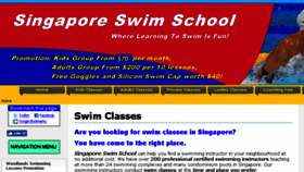 What Swimclasses.org website looked like in 2018 (6 years ago)