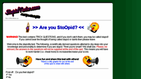 What Stupidtester.com website looked like in 2018 (6 years ago)