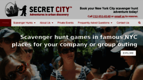 What Secretcityny.com website looked like in 2018 (6 years ago)