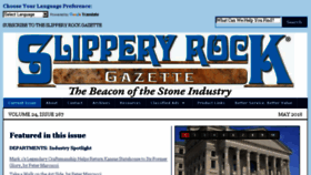 What Slipperyrockgazette.net website looked like in 2018 (6 years ago)
