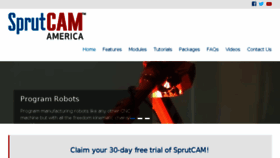 What Sprutcamamerica.com website looked like in 2018 (6 years ago)