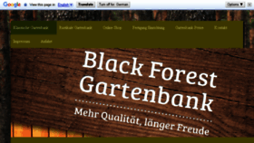 What Schwarzwald-sitzbank.de website looked like in 2018 (5 years ago)