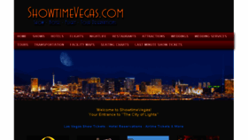 What Showtimevegas.com website looked like in 2018 (5 years ago)