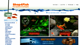 What Shop4fish.com website looked like in 2018 (5 years ago)