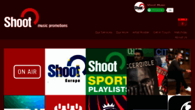 What Shootmusic.co.uk website looked like in 2018 (6 years ago)