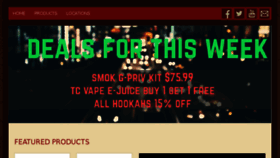 What Smokedaletobacco.com website looked like in 2018 (6 years ago)