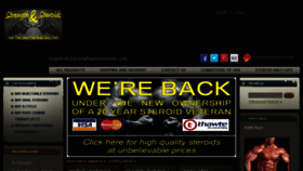 What Strengthandsteroids.com website looked like in 2018 (5 years ago)