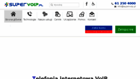 What Supervoip.pl website looked like in 2018 (5 years ago)