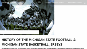 What Spartanjerseys.com website looked like in 2018 (6 years ago)