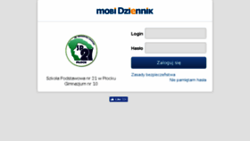 What Sp21plock.mobidziennik.pl website looked like in 2018 (6 years ago)
