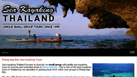What Seakayaking-thailand.com website looked like in 2018 (6 years ago)