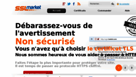 What Sslmarket.fr website looked like in 2018 (5 years ago)