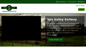 What Spavalleyrailway.co.uk website looked like in 2018 (5 years ago)