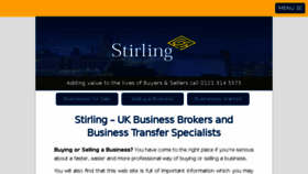 What Stirling-uk.com website looked like in 2018 (6 years ago)