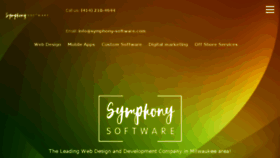 What Symphony-software.com website looked like in 2018 (6 years ago)
