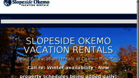 What Slopesideokemo.com website looked like in 2018 (5 years ago)