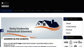 What Sspg.pl website looked like in 2018 (6 years ago)