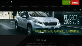 What Sagapeugeot.com.br website looked like in 2018 (5 years ago)