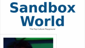 What Sandboxworld.com website looked like in 2018 (5 years ago)
