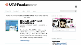 What Sars-fansubs.com website looked like in 2018 (5 years ago)