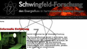 What Schwingfeld.de website looked like in 2018 (6 years ago)