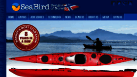 What Seabirddesigns.com website looked like in 2018 (6 years ago)