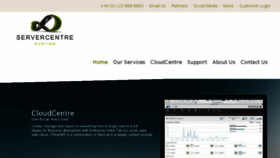 What Servercentre.net website looked like in 2018 (6 years ago)
