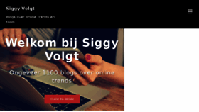 What Siggyvolgt.nl website looked like in 2018 (5 years ago)