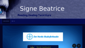 What Signebeatrice.com website looked like in 2018 (6 years ago)