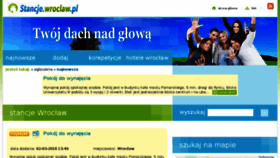 What Stancje.wroclaw.pl website looked like in 2018 (6 years ago)