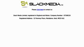 What Slackmedia.co.uk website looked like in 2018 (5 years ago)
