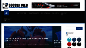 What Soccerweb.ru website looked like in 2018 (5 years ago)