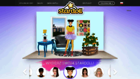 What Stardoll.pl website looked like in 2018 (5 years ago)