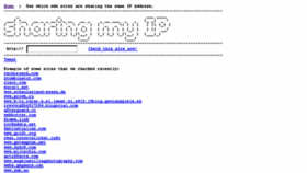 What Sharingmyip.com website looked like in 2018 (7 years ago)