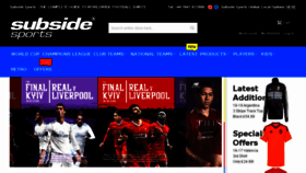 What Subsidesports.co.uk website looked like in 2018 (5 years ago)